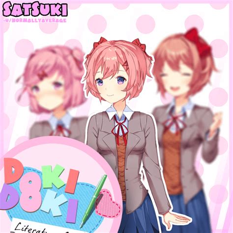 Ddlc Fusion Sayori And Natsuki So Heres Satsuki By Creiche On Deviantart