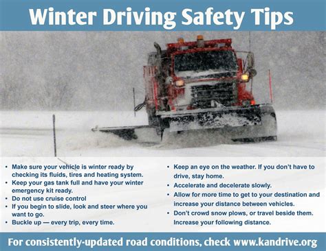 Kansas Transportation Winter Weather Driving Tips