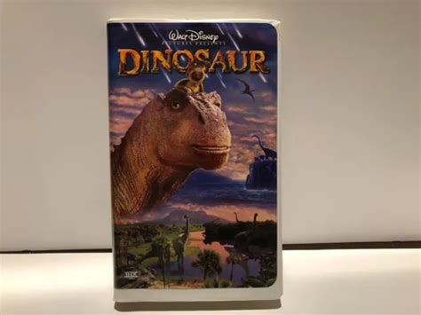 Walt Disneys Dinosaur Vhs White Clamshell Case Wd Pictures