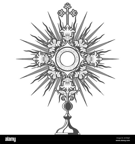 Adoration of the blessed sacrament Cut Out Stock Images & Pictures - Alamy