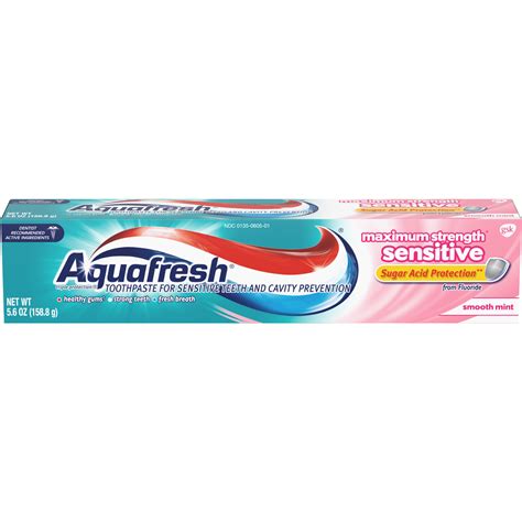 Aquafresh Maximum Strength Sensitive Ingredients Protection