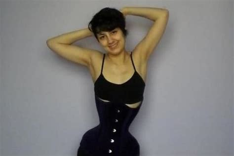 Michele Kobke Gets A 16 Inch Waist By Sleeping In A Corset For 3 Years