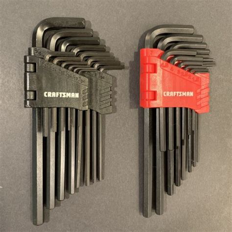 Craftsman Ultimate Foldable 28 Piece Hex Key Allen Wrench Set Sae