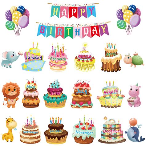 11th Of August Birthdays Clipart
