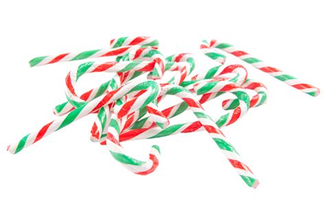 Candy Canes On White Background Tasty Decoration Cane Stripe Png