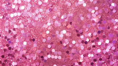 Seamless Low Contrast Photo Abstract Pink Glitter Texture With A