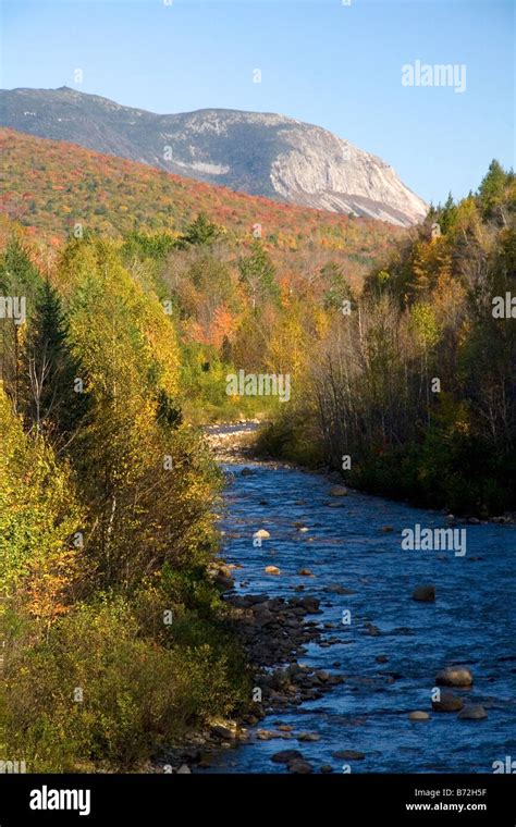 Pemigewasset River Near Cannon Mountain In The White Mountains Located
