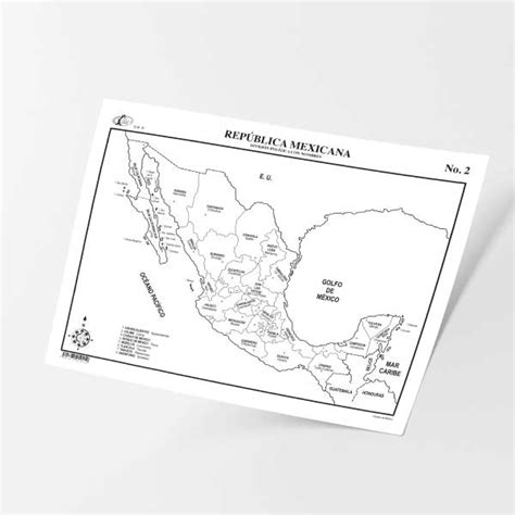 Mapa De La Republica Mexicana Con Divisi N Pol Tica Y Nombres The Simian