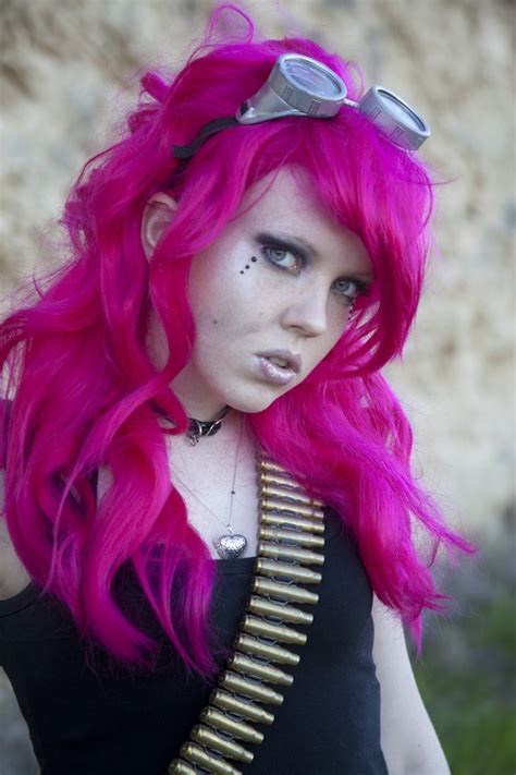 Girl With Pink Hair By Wednesdaystock On Deviantart
