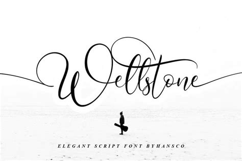 Wellstone 1319395 Calligraphy Font Bundles In 2021 Beautiful