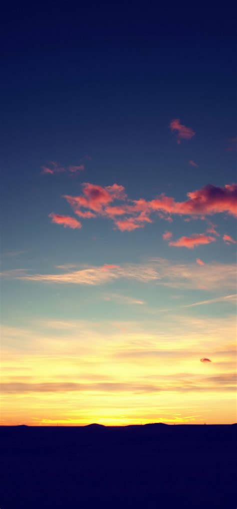 Sunset Sky Hd Wallpaper 1080x2316