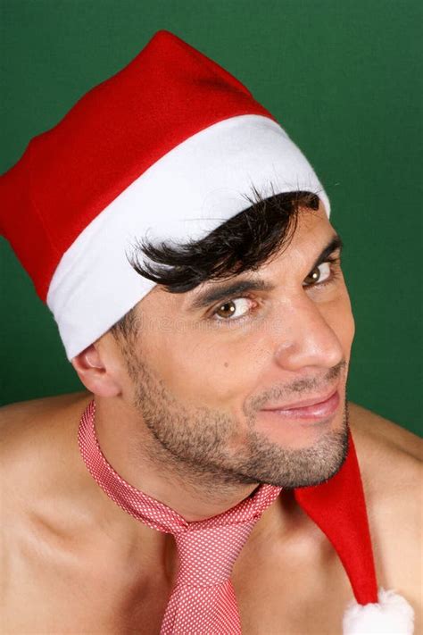 Il Babbo Natale Sexy Immagine Stock Immagine Di Affascinante