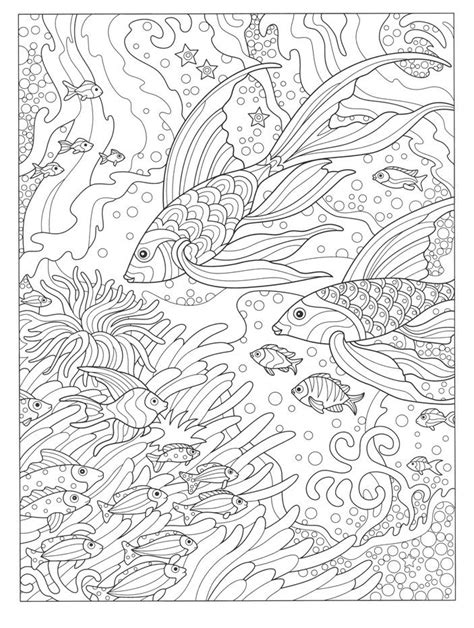 Fanciful Sea Life Coloring Book Coloring Books Coloring