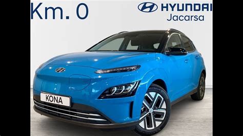 Hyundai Kona Dive Blue Phantom Black Ev 150kw Tecno Youtube