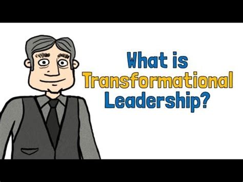 Transformational leadership also differs from one of its predecessors, transactional leadership, because it focuses on culture. What is TRANSFORMATIONAL LEADERSHIP? - YouTube