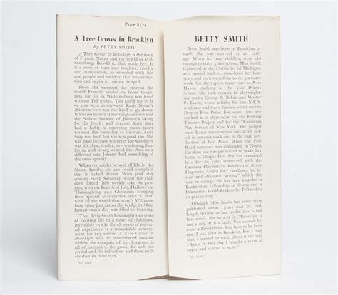 A Tree Grows In Brooklyn By Betty Smith First Edition 1943 From