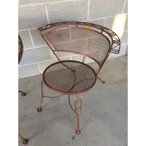 Never miss new arrivals that match exactly what you're looking for! Vintage Wrought Iron Bistro Chairs & Table - Set of 3 ...