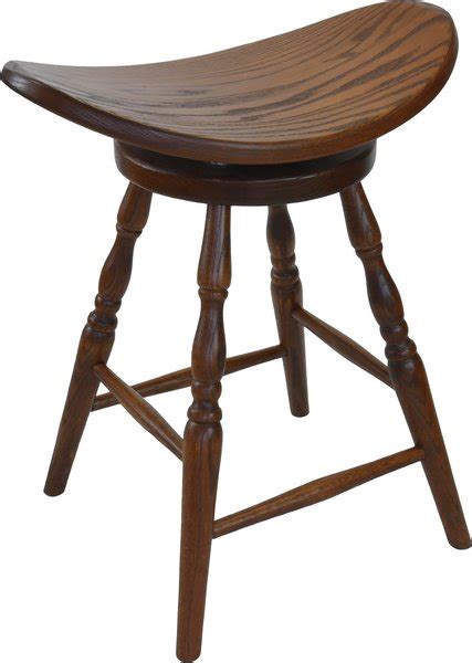 Amish Saddle Stool With Swivel Seat From Dutchcrafters Amish Furniture