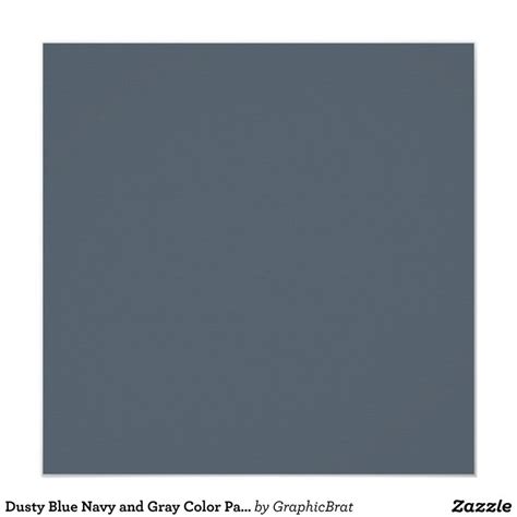 Dusty Blue Navy And Gray Color Palette Card Dark Blue