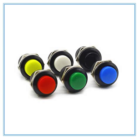 16mm Momentary Push Button Switch Momentary Pushbutton Switches 6a