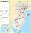 New Jersey highway map