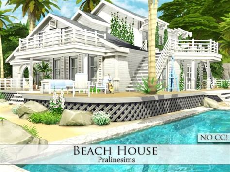 17 Sims 4 Beach House Plans
