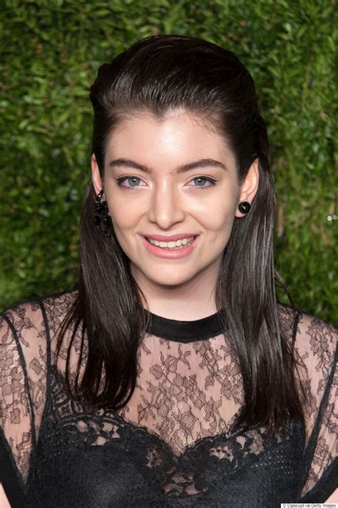 You have to act so dumb to be happy, nowadays. Lorde Changes Up Her Signature Look With Straight Hair