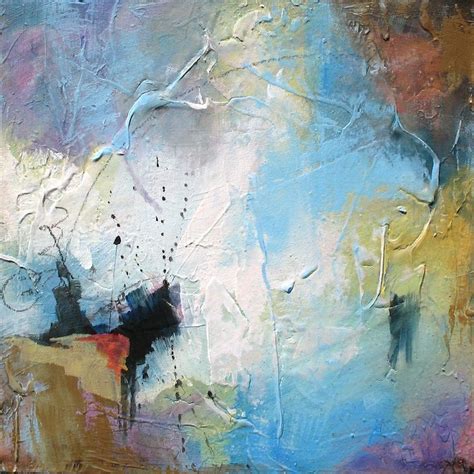 Blue Mood 12x12 Abstract Abstract Painting