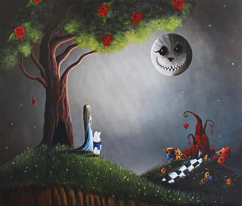 Alice In Wonderland Original Artwork By Artisan Parlour Royalty Free
