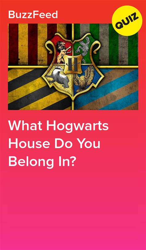 What Hogwarts House Do You Belong In Hogwarts Sorting Hat Quiz