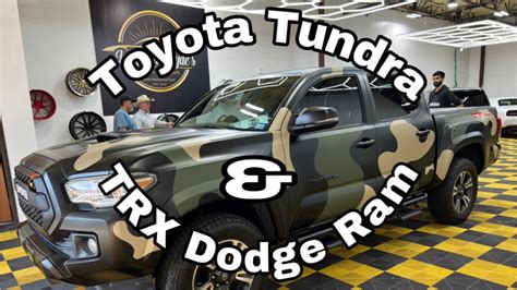 Toyota Tacoma And Trx Camouflage Wrap Installed By Jekyll And Hydes