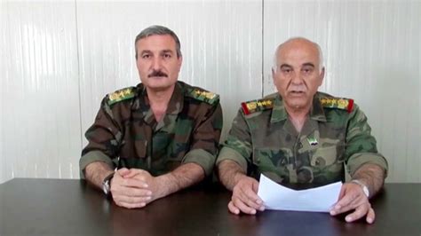 Military Defectors Unite Under Free Syrian Army Cnn