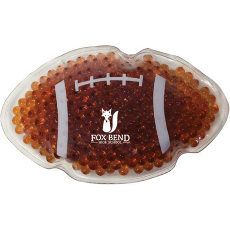Football Shape Gel Beads Promotional Hotcold Packs Epromos
