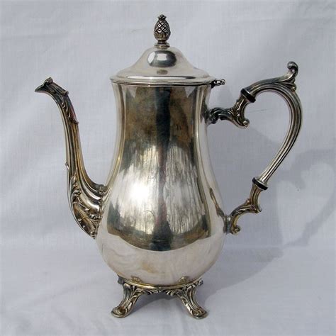 Vintage Wm Rogers Silver Teapot By Machomachismo On Etsy