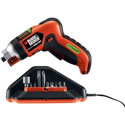 Black And Decker Lithium Screwdriver With Screw Holder Usmart Ny Led