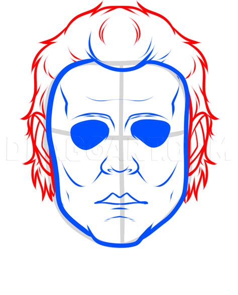 How To Draw Michael Myers Easy Step By Step Drawing Guide By Dawn