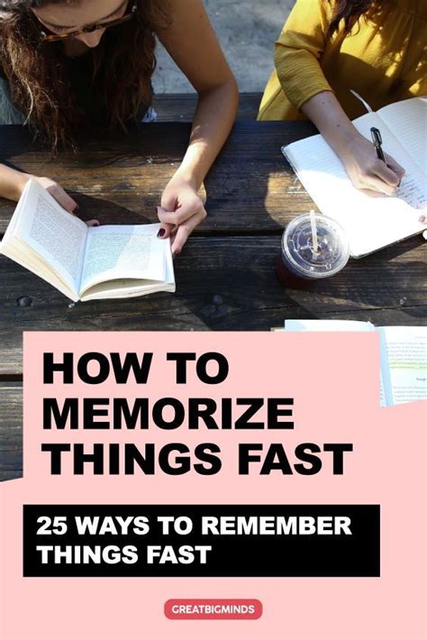 25 Ways On How To Remember Things And What You Read Fast Artofit