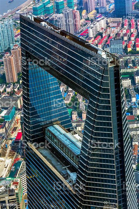 World Financial Center Skyscraper Liujiashui Shanghai