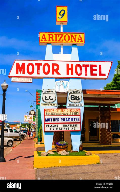 Route 66 Hotel Williams Arizona Hi Res Stock Photography And Images Alamy