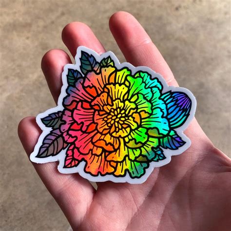 Marigold Holographic Sticker Kate Ohara