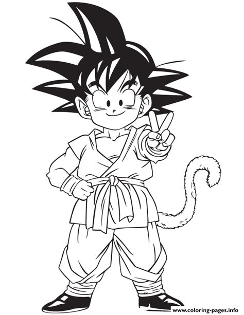 Dragon ball z coloring pages at coloring pages for kids! Anime Dragon Ball Gohan Coloring Pages Printable