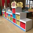 幼儿园家具收纳柜实木玩具柜子儿童卡通造型储物柜绘本架书包柜子-阿里巴巴