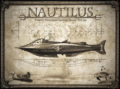 20000 Leagues Under The Sea Nautilus Wallpaper