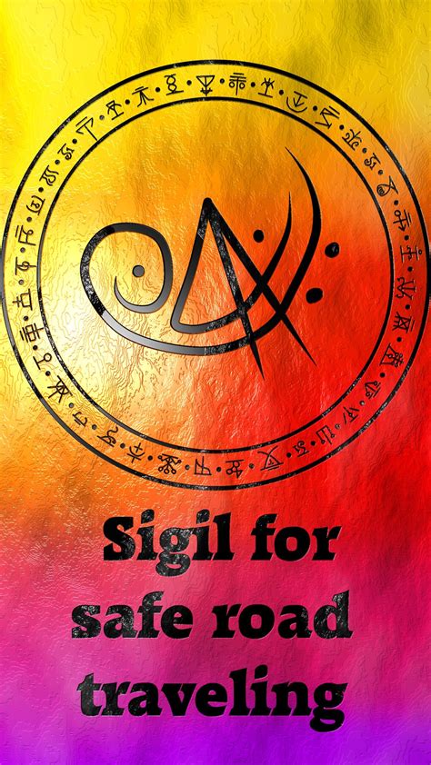 Wolf Of Antimony Occultism — Sigil For Safe Road Traveling Requested By