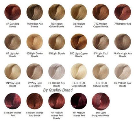 Hair color chart ion brilliance intensive shine demi permanent creme. ion color brilliance color chart - Google Search … | Ion ...