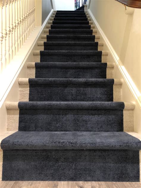 Our Beautiful Custom Stair Runner Installation Made Out Of Two