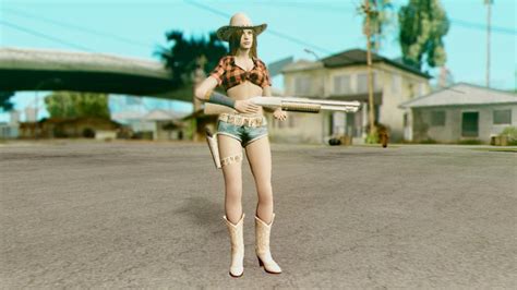 Gta San Andreas Resident Evil Revelations 2 Claire Cowgirl Mod