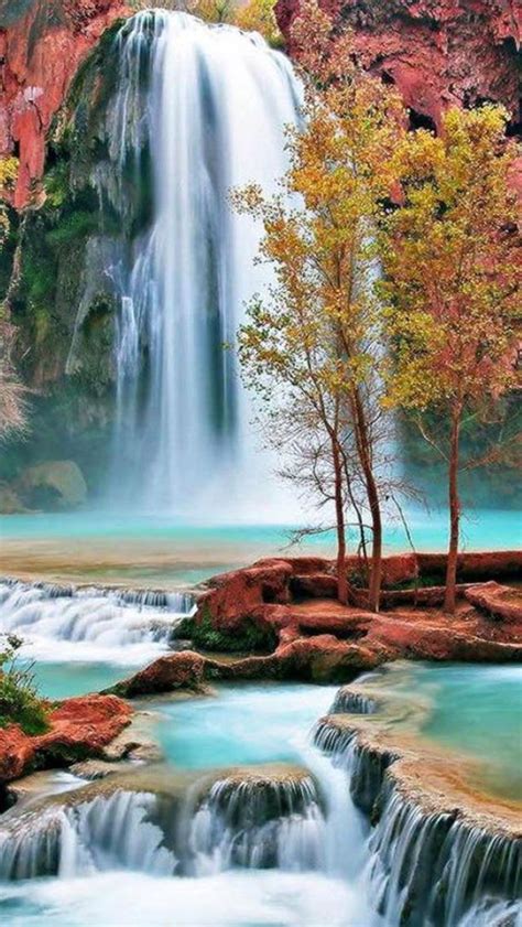 Beautiful Wallpaper Waterfall Images Pictures