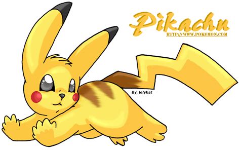 Pikachu Running By Lolykat On Deviantart