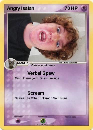 pokémon angry isaiah verbal spew my pokemon card
